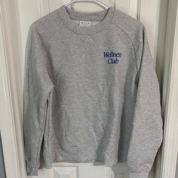 WILLO Gray Wellness Club Sweatshirt - Picture 1 of 2